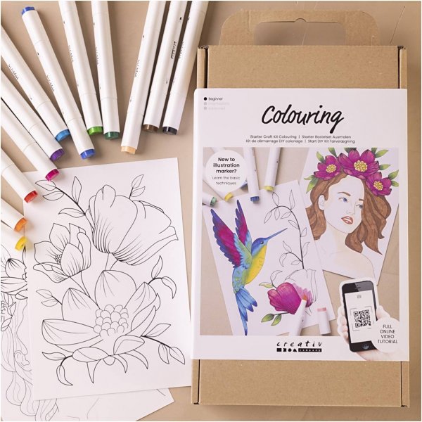 Starten Sie das DIY-Kit zum Ausmalen - Zeichenstift