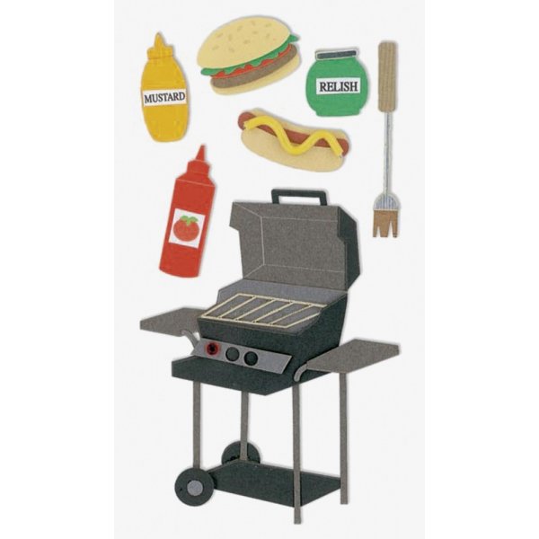 Aufklebermix - Grillparty