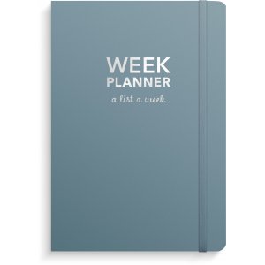 Wochenplaner undatiert - Blau Wochenplaner undatiert - Blau