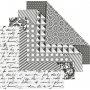 Origami-Papier - schwarz/wei - 15 x 15 cm - 50 Blatt