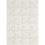 Puzzle - wei - 15 x 21 cm - 16 Teile