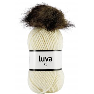 Luva XL - Set für Hut 100 g - gebrochenes Weiß Luva XL - Set für Hut 100 g - gebrochenes Weiß
