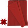 Sternstreifen - rot - 4,5 cm, 500 Streifen