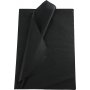 Seidenpapier - Schwarz - 50 x 70 cm - 14 g - 25 Blatt
