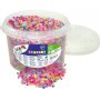 Rhrenperlen Glitzermix - 20000 Stk
