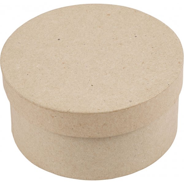 Runde Pappmach-Boxen - 3 Stck