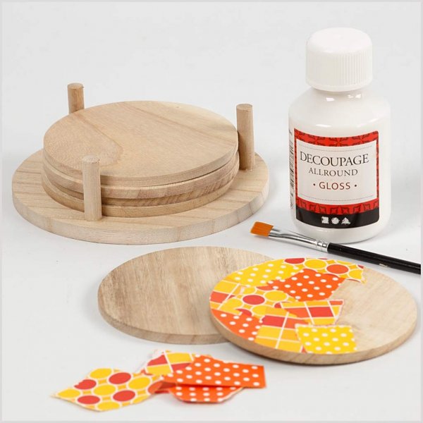 Tabletts - 9,5 cm - 6 Stk