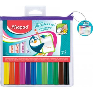Whiteboard-Set - Maped - Beutel 12er-Pack Whiteboard-Set - Maped - Beutel 12er-Pack