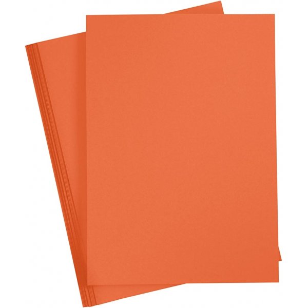 Farbiger Karton - Orange - A4 - 180 g - 20 Blatt