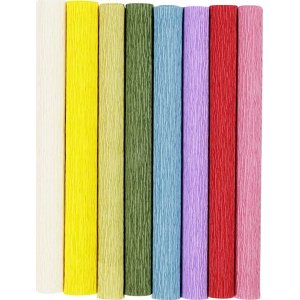 Krepppapier - Standardfarben - 8 Blatt Krepppapier - Standardfarben - 8 Blatt