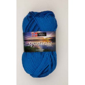Wikingergarn Sportlappen 50g - Multi Blue (583) SR Wikingergarn Sportlappen 50g - Multi Blue (583) SR