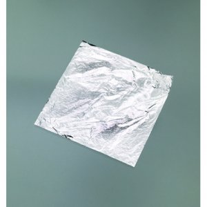 Reine Silberfolie 95 x 95 mm - 25 Blatt Reine Silberfolie 95 x 95 mm - 25 Blatt