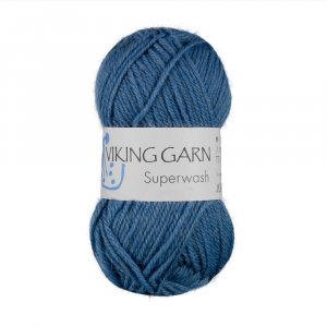 Wikingergarn Superwash 50g - Mittelblau (123) Wikingergarn Superwash 50g - Mittelblau (123)