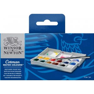 Aquarellfarbe W&N Cotman - Sketcher's Box 12 Farben Aquarellfarbe W&N Cotman - Sketcher's Box 12 Farben
