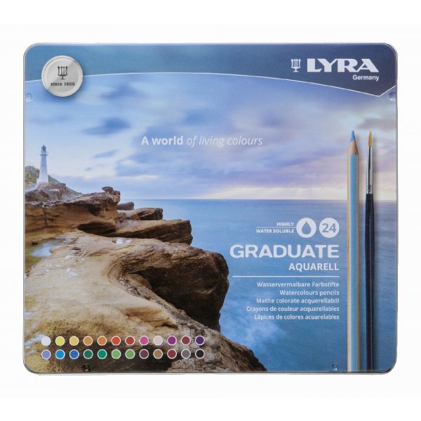 Aquarellstifte Lyra Graduate - 24er-Pack