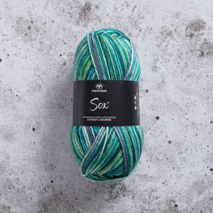 Sox 150g - Grün/Türkis Milti Sox 150g - Grün/Türkis Milti