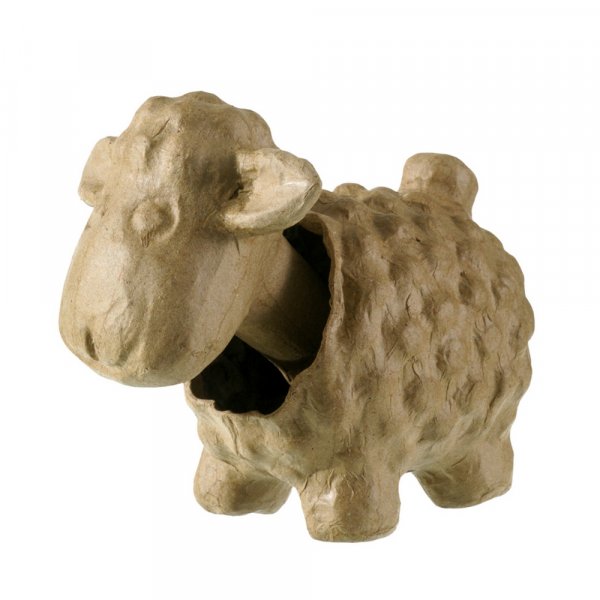 PappArt Figur Wackelndes Schaf - 16,5x9x13 cm