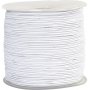 Elastische Kordel 1 mm - wei - 250 m