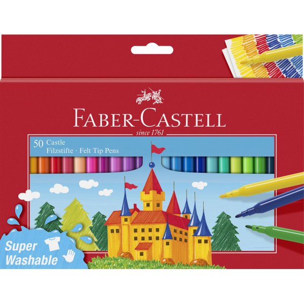 Fasermaler Kinder - 50 Farben