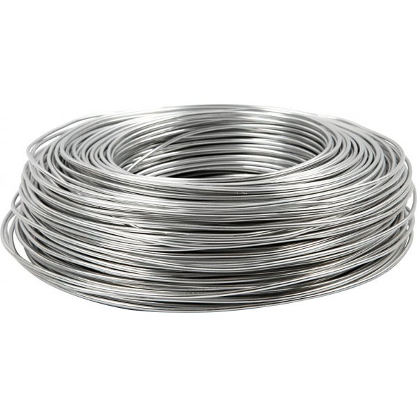 Aluminiumdraht - 2 mm - Silber - 100 m