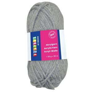 Acrylgarn 50 g grau Acrylgarn 50 g grau