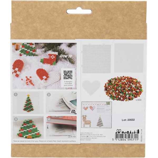 DIY Kit NABBI BioBeads - Weihnachtsmann - Weihnachtsstrumpf - Weihnachtsherz - Weihnachtsbaum und Rentier DIY Kit NABBI BioBeads - Weihnachtsmann - Weihnachtsstrumpf - Weihnachtsherz - Weihnachtsbaum und Rentier