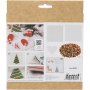 DIY Kit NABBI BioBeads - Weihnachtsmann - Weihnachtsstrumpf - Weihnachtsherz - Weihnachtsbaum und Rentier