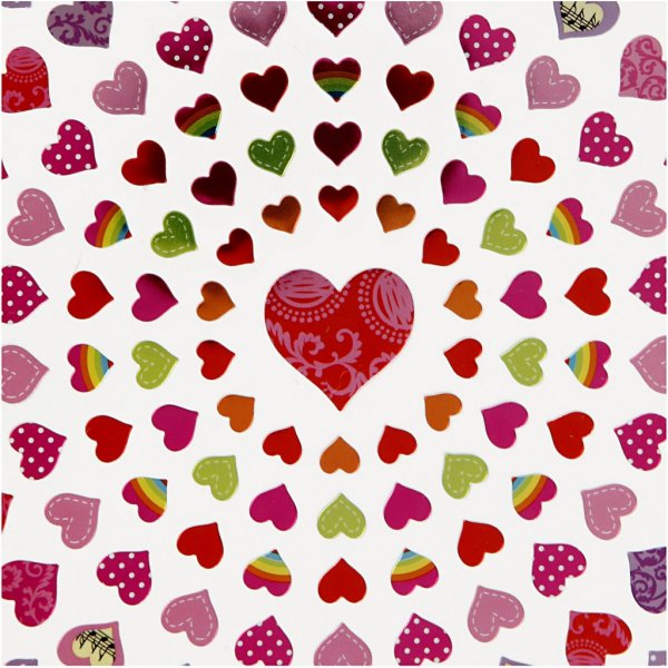 Aufkleber - kleine Herzen