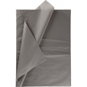 Seidenpapier - dunkelgrau - 50 x 70 cm - 14 g - 25 Blatt Seidenpapier - dunkelgrau - 50 x 70 cm - 14 g - 25 Blatt