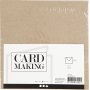 Recycelter Umschlag - Natur - 16 x 16 cm - 50 Stk