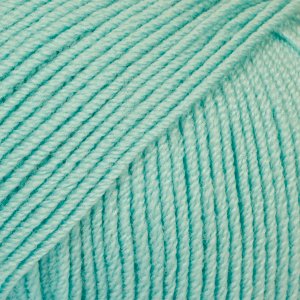 DROPS Baby Merino Uni Color Garn - 50 g - Helltürkis (10) DROPS Baby Merino Uni Color Garn - 50 g - Helltürkis (10)