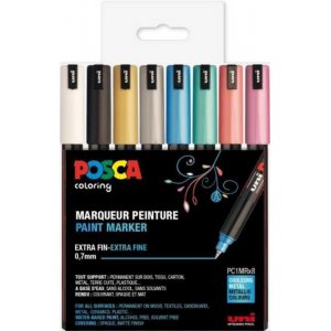 Poscaset PC-1MR Metall - 8 Stifte Poscaset PC-1MR Metall - 8 Stifte