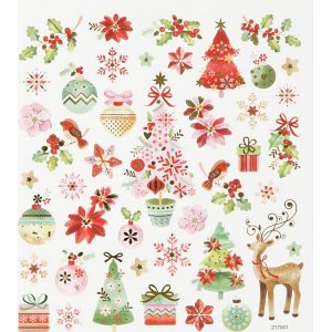 Aufkleber - romantische Weihnachten Aufkleber - romantische Weihnachten