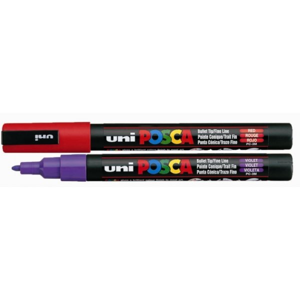 Posca Marker PC-3M 0,9-1,3 mm fein - verschiedene Farben