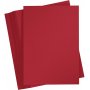 Farbiger Karton - Weihnachtsrot - A4 - 180 g - 100 Blatt