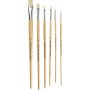 Natur Line Pinsel - Nr. 1+2+4+8+14+20 - Teller - 64 Stk
