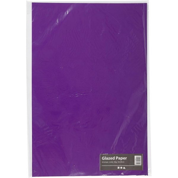 Glanzpapier - Dunkelviolett - 25 Blatt