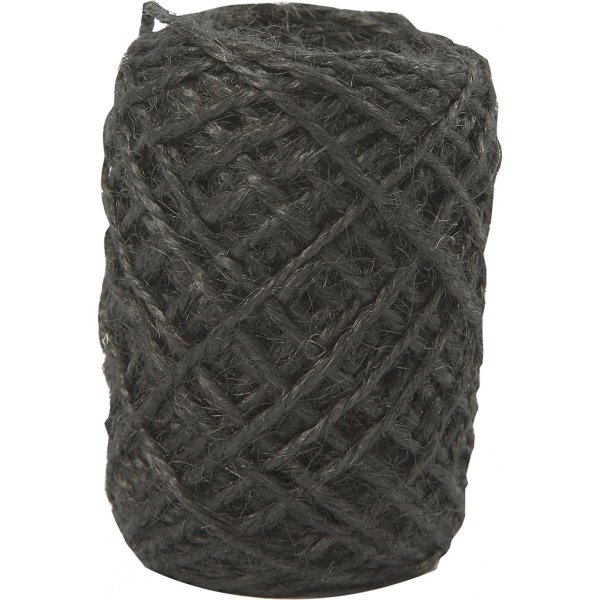 Naturhanf - schwarz - 30 m Naturhanf - schwarz - 30 m
