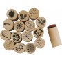 Deco Art Stempelset - Blumen und Bltter - 15-tlg