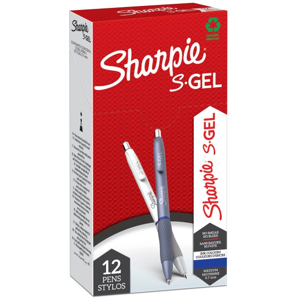 Kugelschreiber Sharpie S-Gel Fashion - 0,7 mm - 12er-Pack
