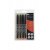 Kalligraphie-Marker, Schwarz, 4er-Pack - fein, mittel, breit und extra breit Kalligraphie-Marker, Schwarz, 4er-Pack - fein, mittel, breit und extra breit