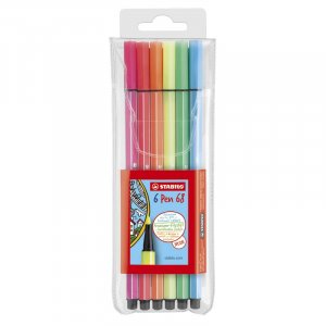 Fasermaler Pen 68 6er-Pack - Neon Fasermaler Pen 68 6er-Pack - Neon