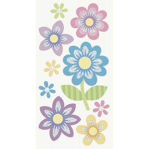 Aufklebermix - Blumen groß Aufklebermix - Blumen groß