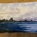 Kundenbild Aquarellblock, geklebt, kaltgepresste Bögen, 300 g - 23 x 31 cm