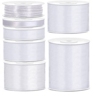 Satinband - 25 m - Weiß Satinband - 25 m - Weiß