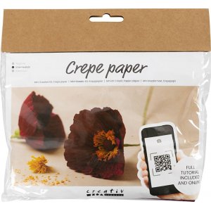 Mini-DIY-Kit Krepppapier - Mohn Mini-DIY-Kit Krepppapier - Mohn