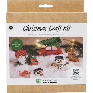 DIY Kit NABBI BioBeads - Weihnachtsauto - Rentier - Schneemann - Weihnachtsmann und Weihnachtsgeschenk DIY Kit NABBI BioBeads - Weihnachtsauto - Rentier - Schneemann - Weihnachtsmann und Weihnachtsgeschenk