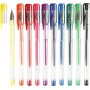 Gel-Kugelschreiber - gemischte Farben - 10 Stk