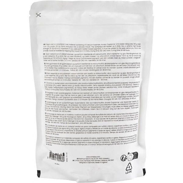 Kunstharz-Giemasse, wei, 800 g