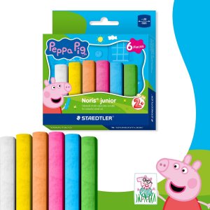Greta Gris Stra�enmalstifte, verschiedene Farben - 6er-Packung